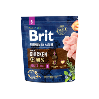 BRIT PREMIUM by nature ΣΚΥΛΟΥ ADULT SMALL 1kg BRIT PREMIUM by nature ΣΚΥΛΟΥ ADULT SMALL 1kg
